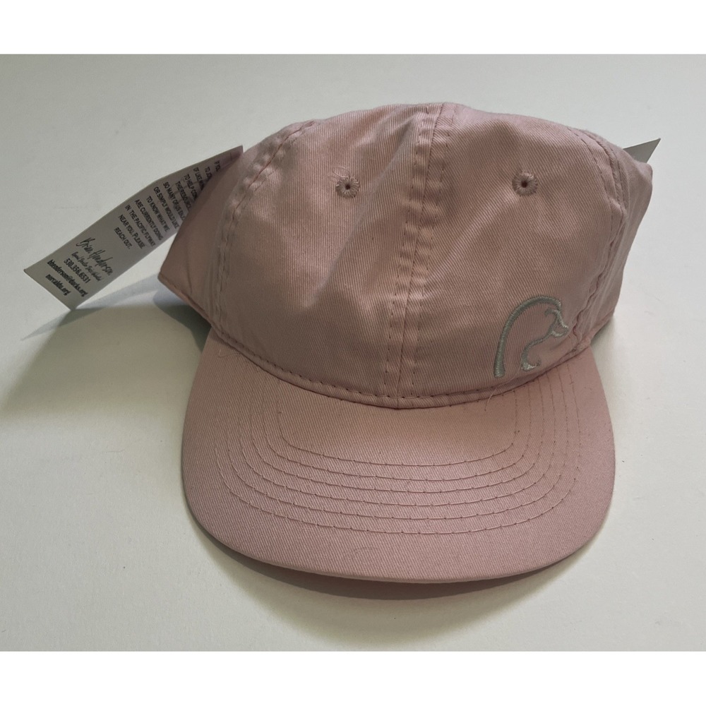 Ducks Unlimited Strapback Hat Womens Light Pink Canvas Baseball Cap Hat NWT